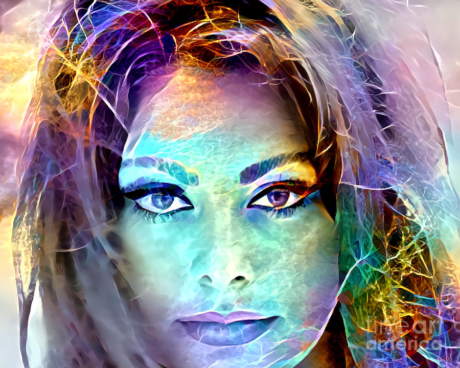 Sophia Loren 20220313 Digital Art by Wingsdomain Art and Photography