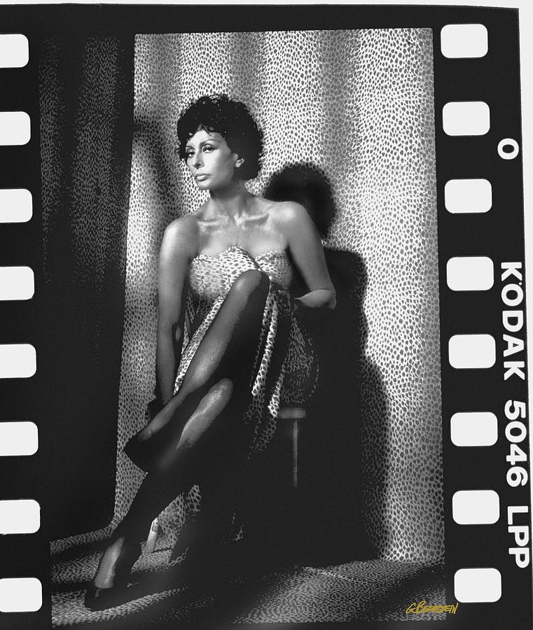 Sophia Loren 5 . Culver City, CA 1994 Photograph by Gary Bernstein