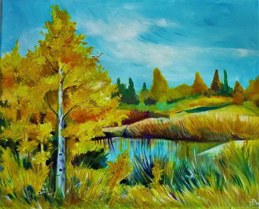 Sophy Pond Painting by Anna Duyunova