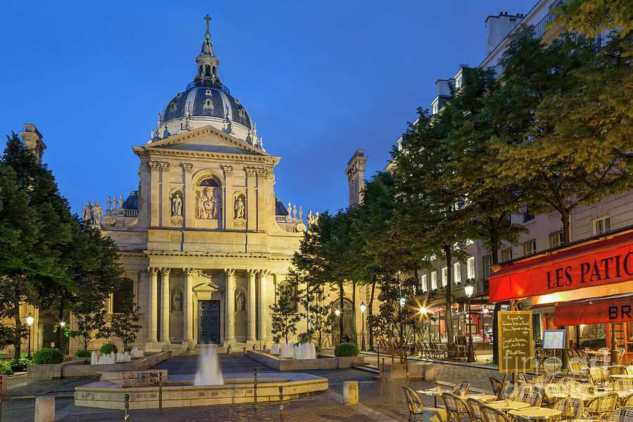 Sorbonne Twilight - Paris Photograph by Brian Jannsen