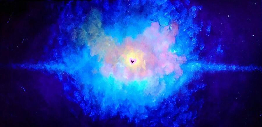 Nebula Painting - Soul Expansion by TAZEM Art