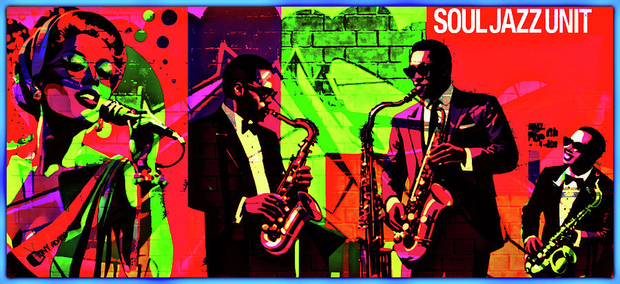 Soul Jazz Unit Digital Art by Tony Adamo - Fine Art America