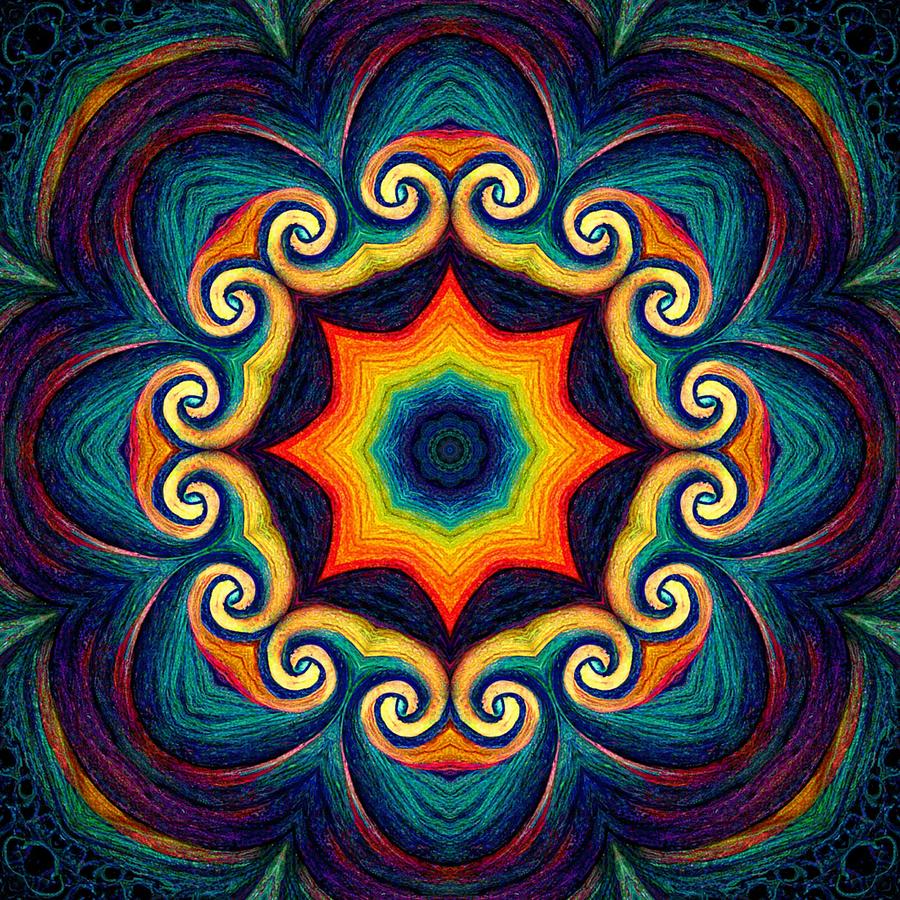 Soul Mandala Digital Art by Beth Sawickie