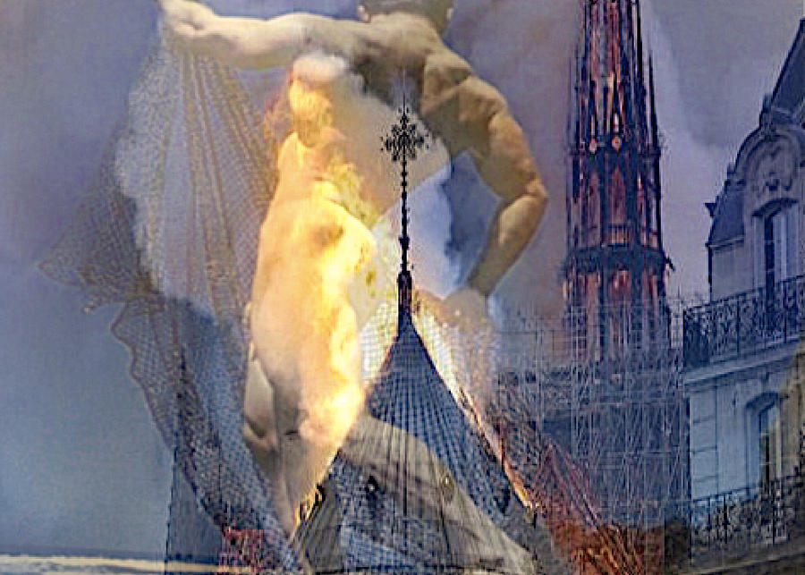 Soul of Mankind-Notre Dame -de-Paris Digital Art by Claude Theriault Soul of Mankind-Notre Dame -de-Paris Digital Art by Claude Theriault