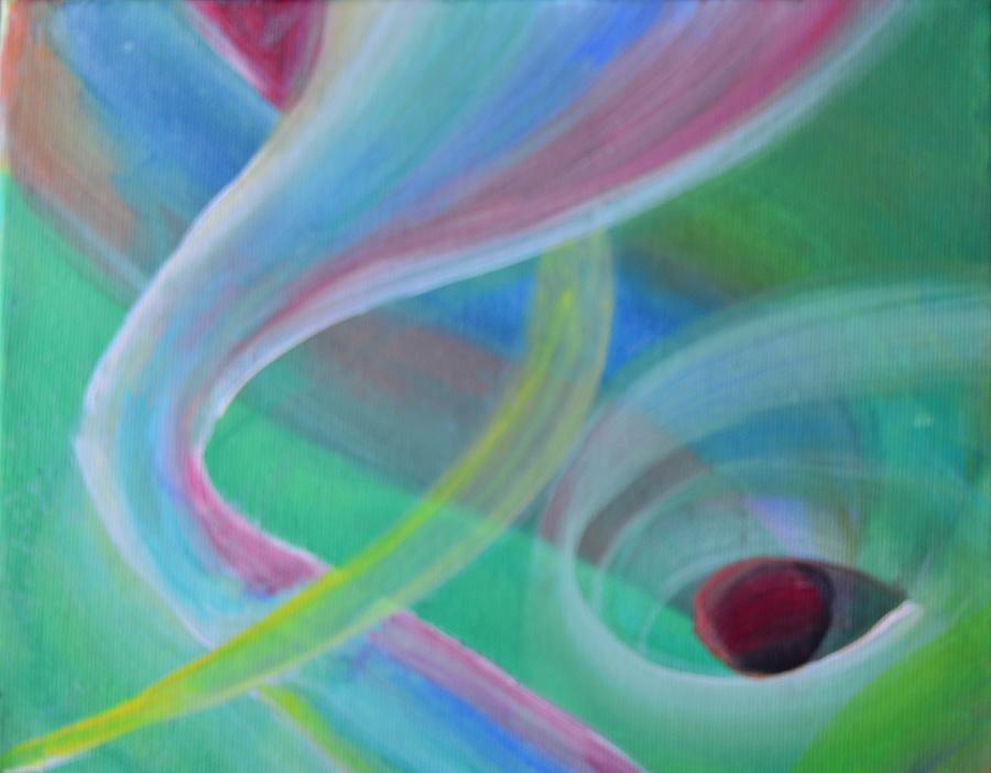 Abstract Expressionism Painting - Soul on Fire V by Dinal Patel Abstract Expressionism Painting - Soul on Fire V by Dinal Patel