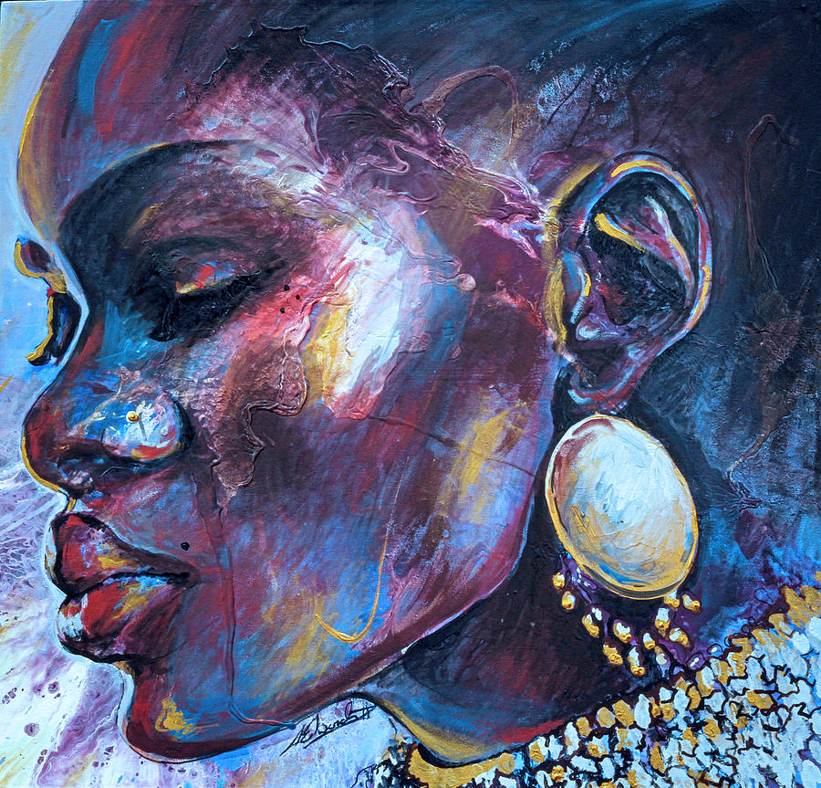 Soul Sista Painting by Alphonso Edwards II