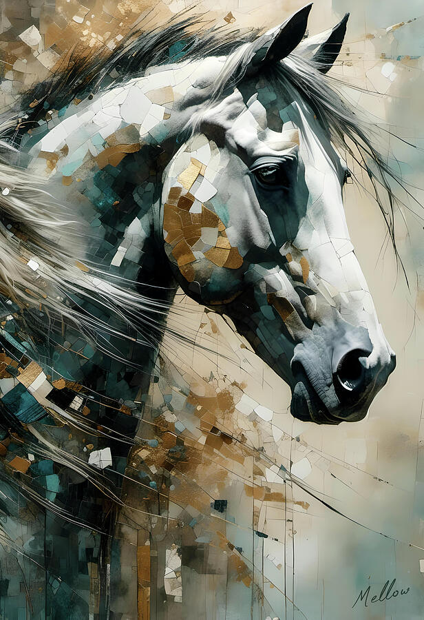 Soulful Stallion Digital Art by Mellow Art Soulful Stallion Digital Art by Mellow Art