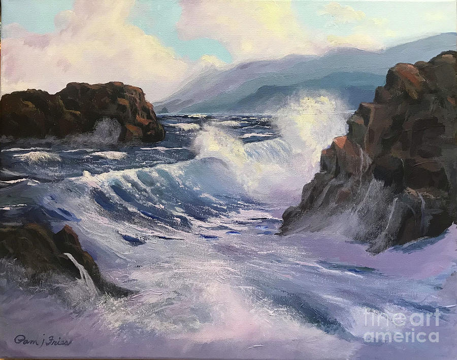 Beach Painting - Sound of Peace by Pam Fries Beach Painting - Sound of Peace by Pam Fries