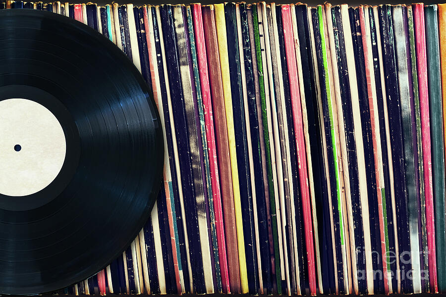 Music Photograph - Sound of vinyl by Delphimages Photo Creations