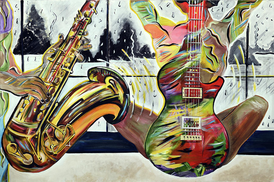 Sounds of Her Body Painting by Chiquita Howard-Bostic Sounds of Her Body Painting by Chiquita Howard-Bostic