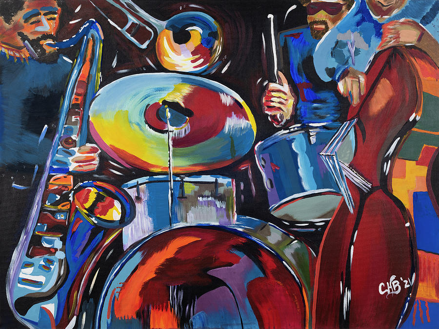 Sounds of Jazz Painting by Chiquita Howard-Bostic Sounds of Jazz Painting by Chiquita Howard-Bostic