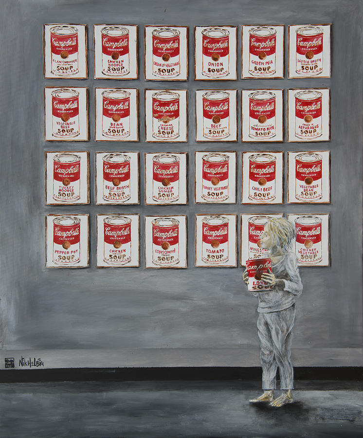 Campbells Soup Painting - Soup by Nik Helbig