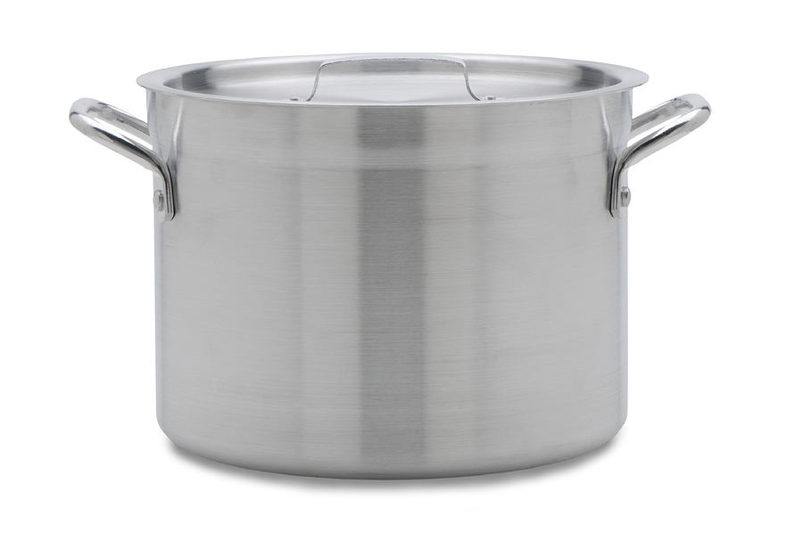 Soup Pot With Clipping Path Photograph by GaryAlvis