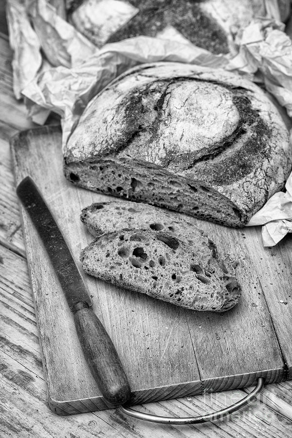 Sourdough Breads Monochrome Photograph by Tim Gainey