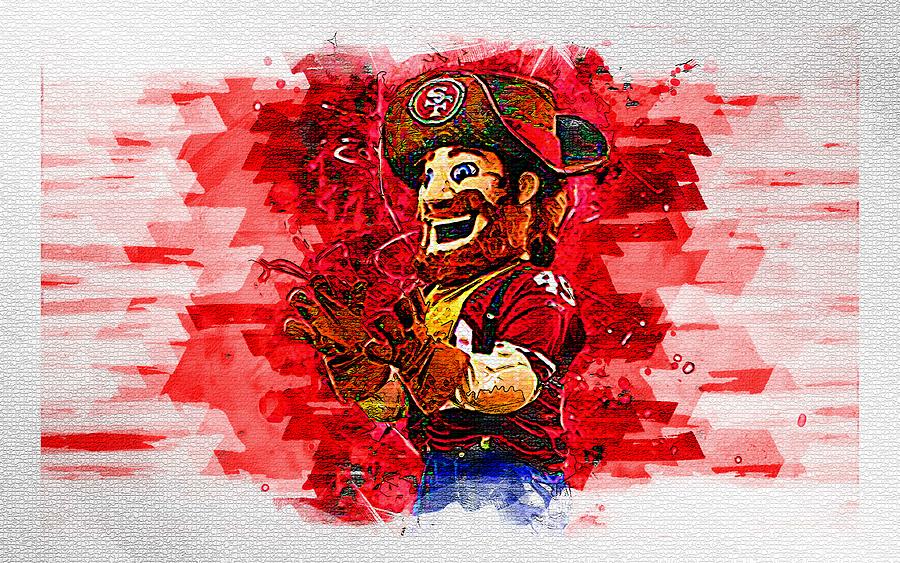 Sourdough Sam Mascot San Francisco 49ers Nfl Usa National Football League Mascots Official Mixed
