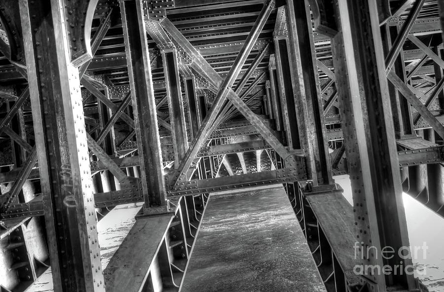 Sous les ponts Photograph by PatriZio M Busnel