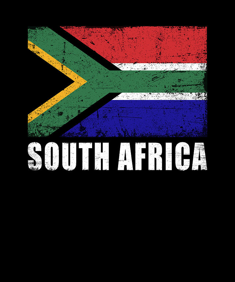 South Africa Flag Grunge Country Flag South Africa Digital Art By Manuel Schmucker Fine Art 3378