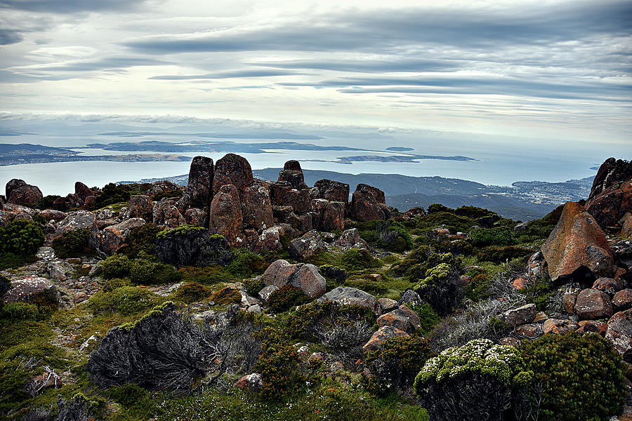 South Arm from Mount Wellington Photograph by Andrei SKY