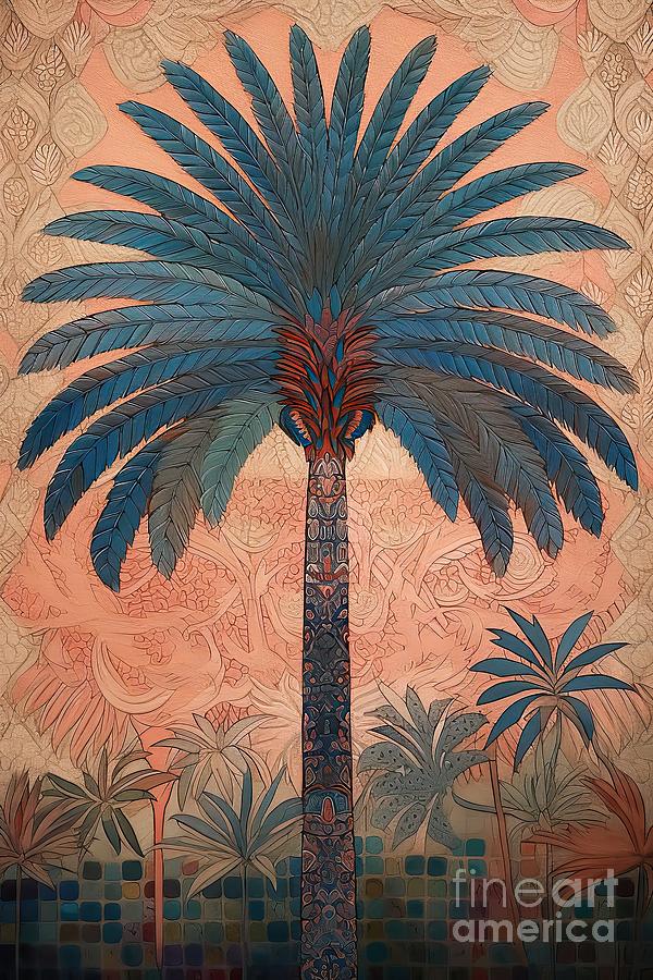 Palm Tree Painting - South Beach I by Mindy Sommers