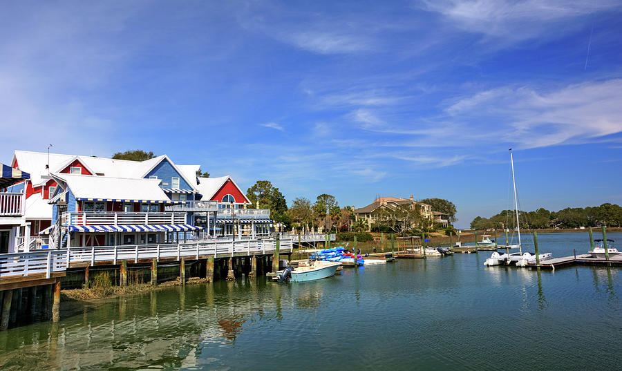 South Beach Marina-Hilton Head, South Carolina Photograph by William ...