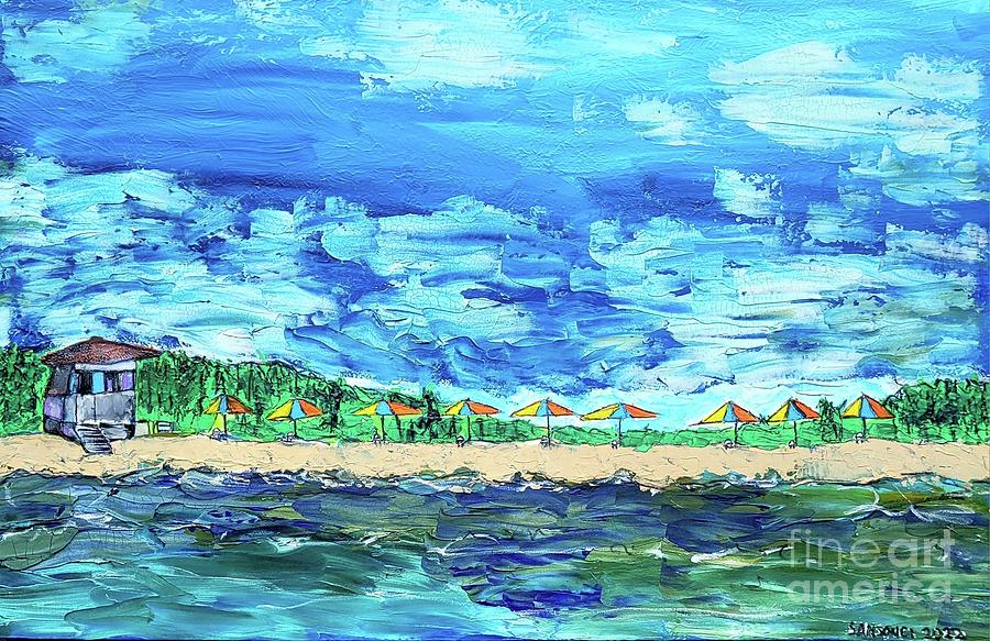 South Beach Vero Painting by Mark SanSouci