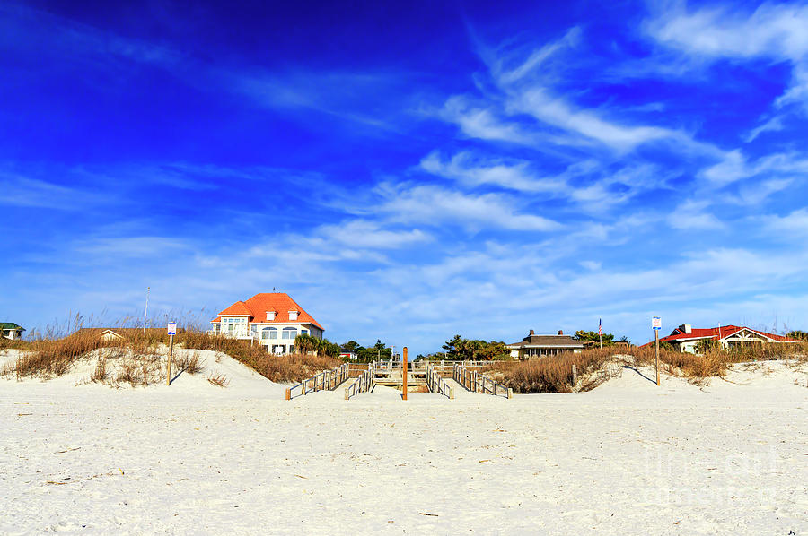 South Carolina Beach Living at North Myrtle Beach Photograph by John Rizzuto