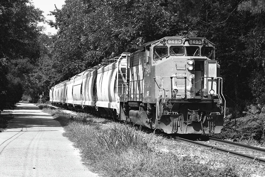 South Carolina Central Railroad 9490 A B W 2 Photograph