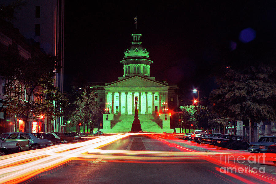 South Carolina Statehouse at night Photograph by JK York - Fine Art America