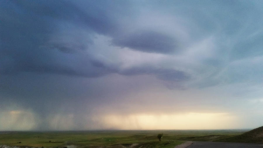 South Dakota Downpour  Photograph by Ally White
