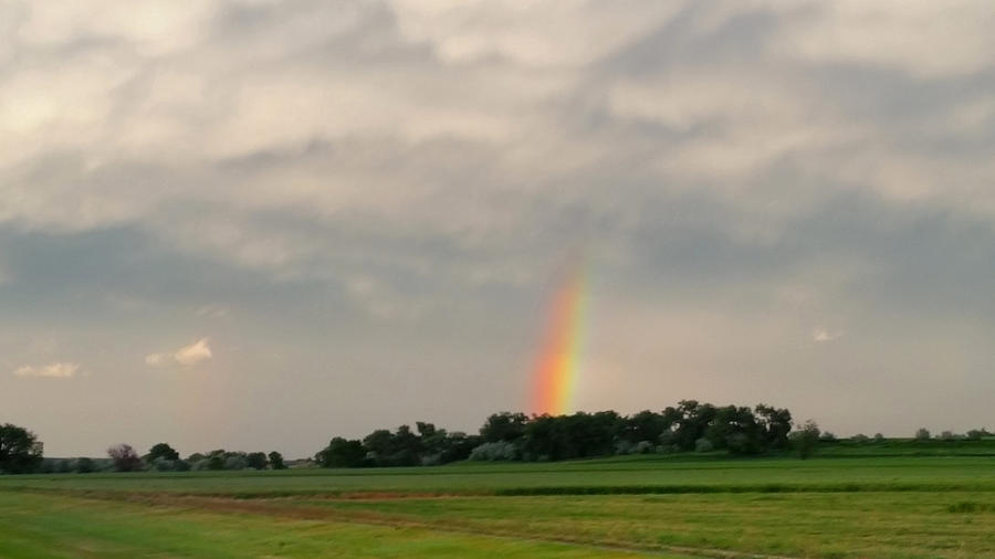 South Dakota Rainbow  Photograph by Ally White