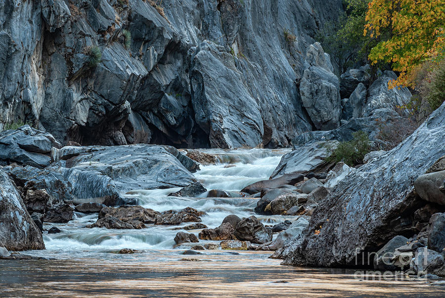 Kings Canyon Photograph - South Fork Kings River 2-7960 by Stephen Parker