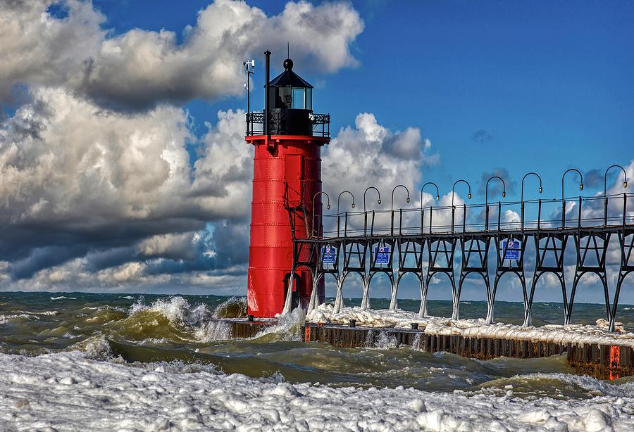 South Haven Light Photograph by Mountain Dreams | Fine Art America