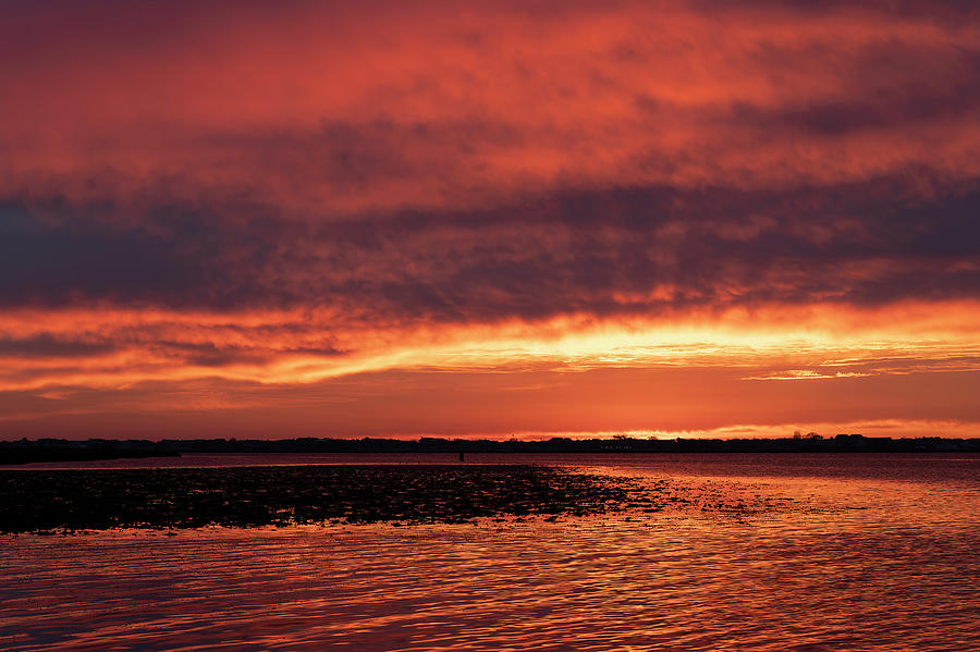 South Jersey Sunrise Photograph by Wade Aiken