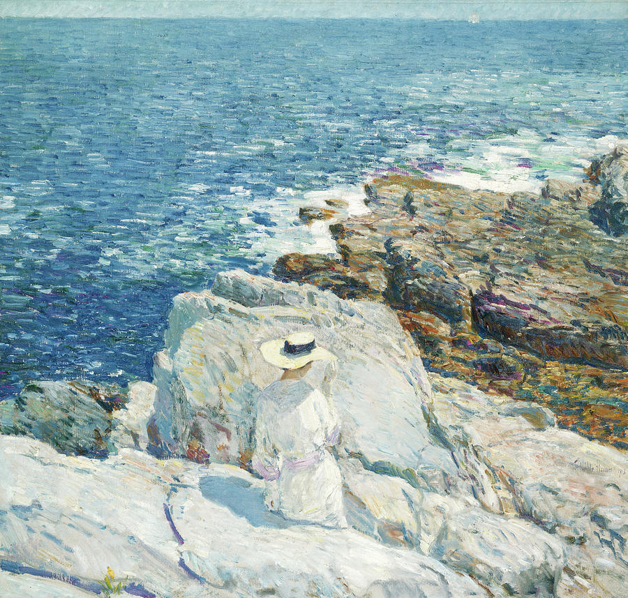 South Ledges, Appledore Painting by Childe Hassam South Ledges, Appledore Painting by Childe Hassam