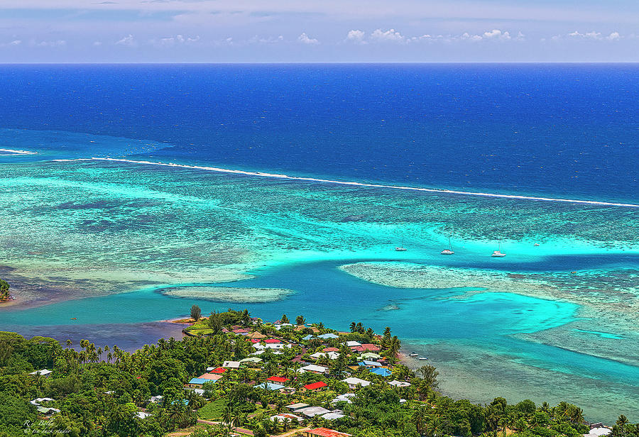 South Pacific Blues Photograph by Robert Bolla