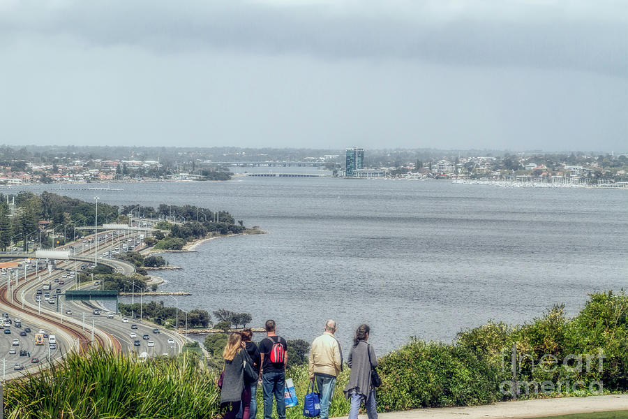 South Perth from Kings Park, Western Australia Photograph by Elaine Teague