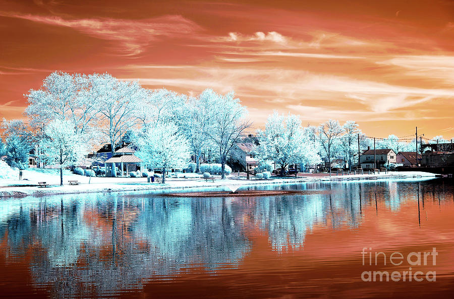 South River Infrared in New Jersey Photograph by John Rizzuto