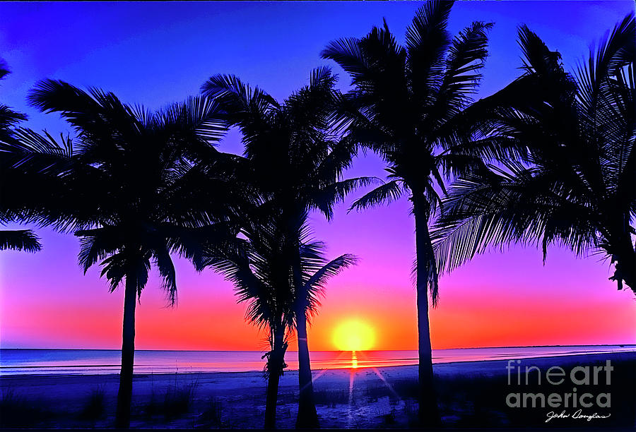 South Seas Sunset Photograph by John Douglas