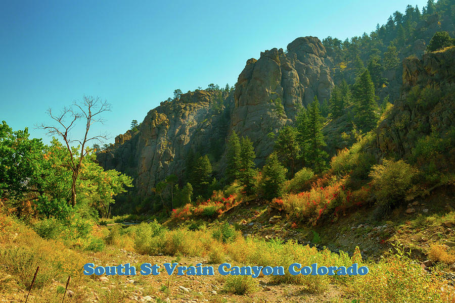 South St Vrain Canyon Colorado Poster Photograph by James BO Insogna