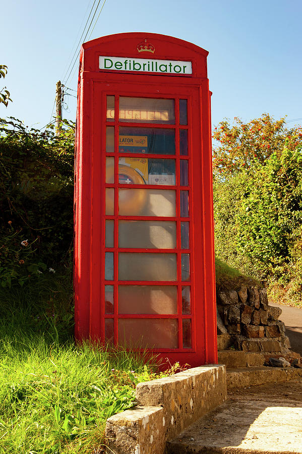 South Tawton Red Telephone Box Dartmoor Photograph