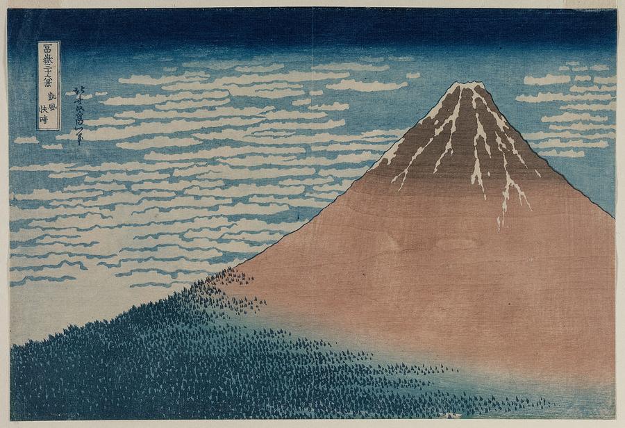 South Wind Clear Sky From The Series Thirty-six Views Of Mount Fuji 