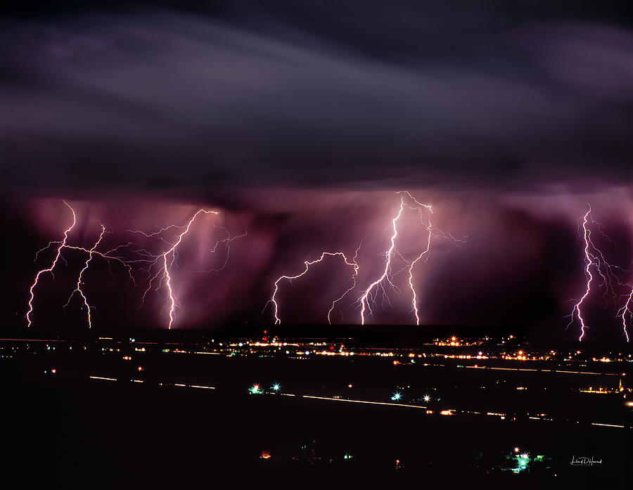 Southeast Idaho Lightning Photograph by Leland D Howard