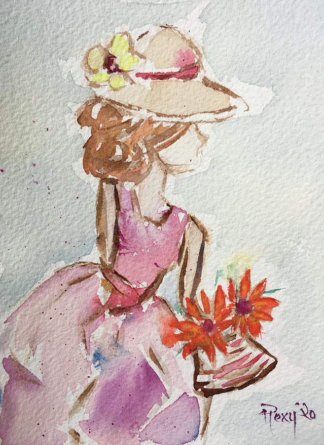 Southern Belle Painting by Roxy Rich