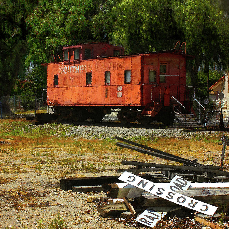 Southern Caboose Photograph by Timothy Bulone