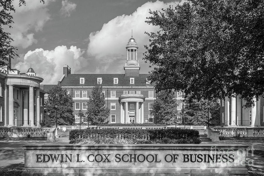 Southern Methodist University Cox School of Business Photograph by University Icons