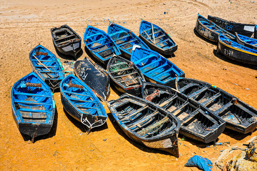 Southern Morocco Fishing Boats Photograph by Sascha Grabow