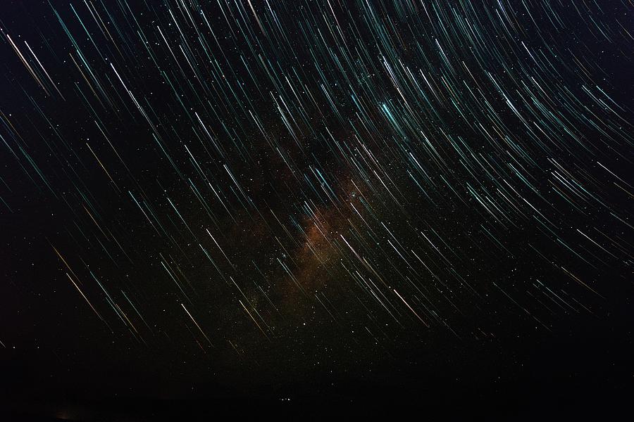 Southern Night - Time Lapse Photo Of Stars - Cape Schanck, Australia Photograph