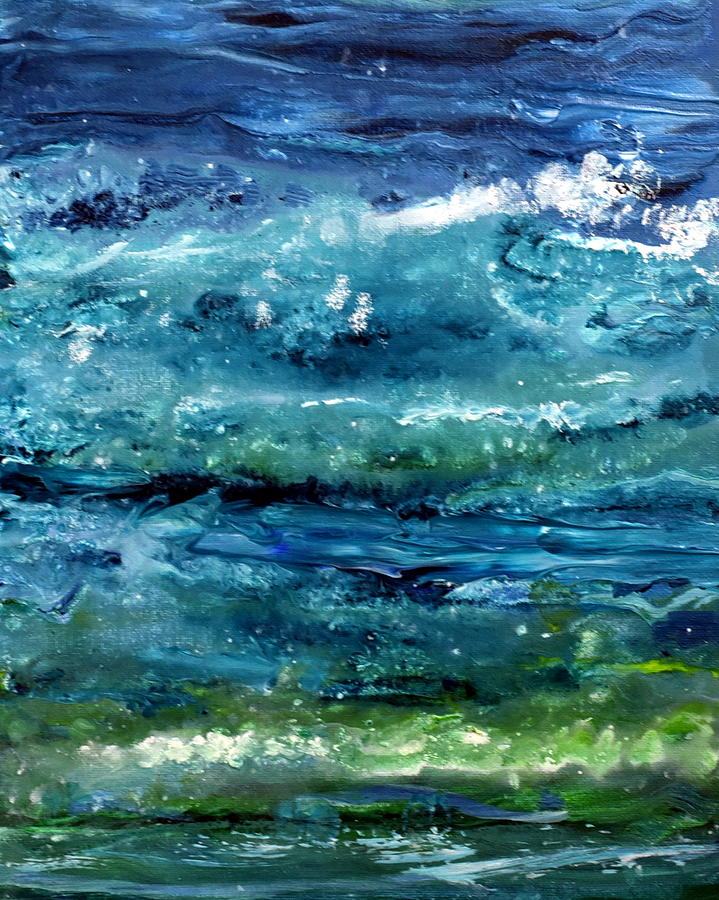 Southern Ocean 2 Painting by Katy Hawk