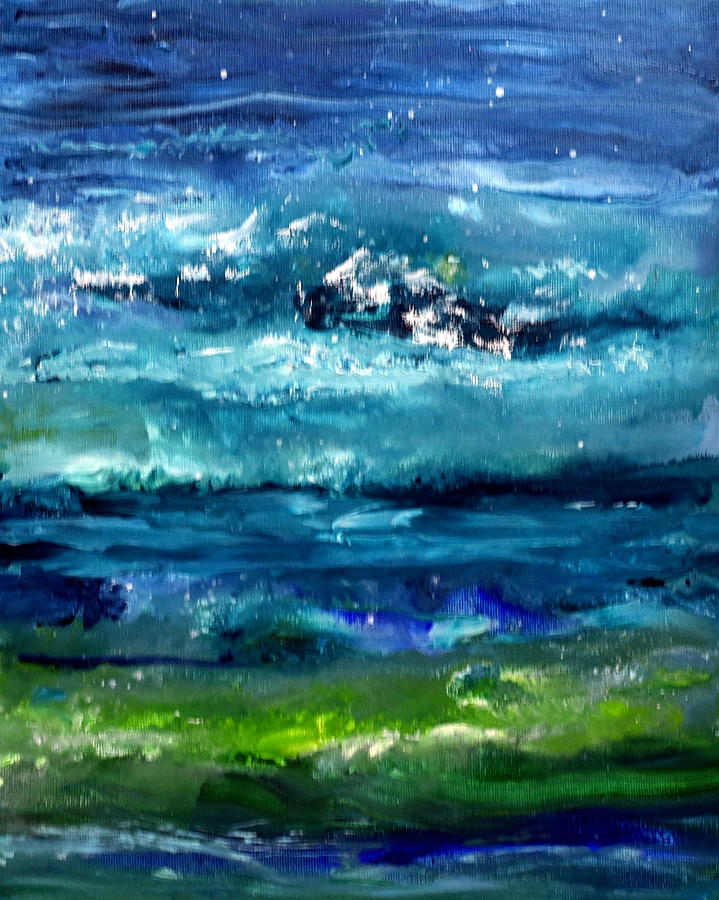 Southern Ocean 3 Painting by Katy Hawk