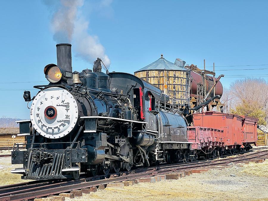 Southern Pacific #18 at Laws Photograph by Collin Westphal - Fine Art ...